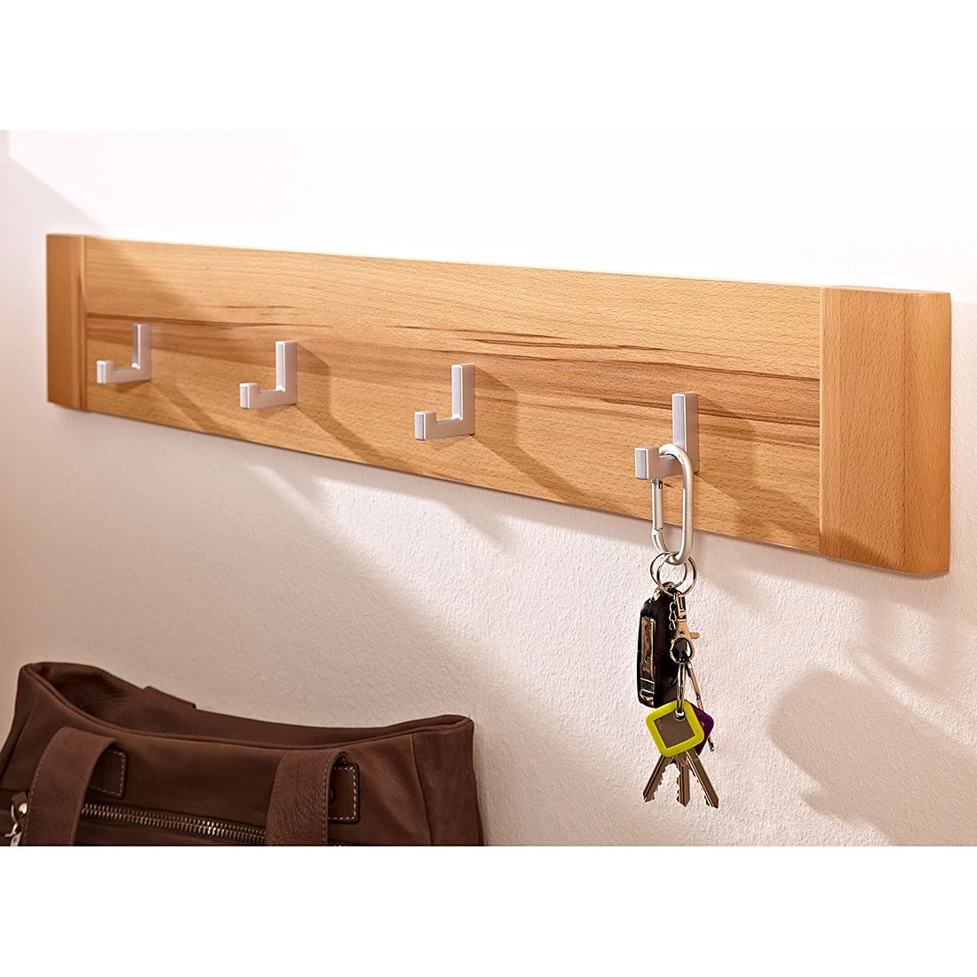 Ars Natura Porte-manteaux mural Nature Star III - Duramen de hêtre partiellement massif 2 Ars Natura Porte-manteaux mural Nature Star III - Duramen de hêtre partiellement massif – Image 2