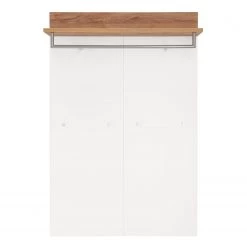 Germania Panneau portemanteau Nerola - Blanc / Imitation chêne de Navarre -Vestiaires Soldes garderobenpaneel nerola weiss eiche dekor 4245064
