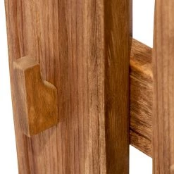 Ars Natura Panneau porte-manteaux Old Timber - Chêne massif vieilli -Vestiaires Soldes garderobenpaneel old timber teakholz massiv 1549006