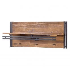 Ars manufacti Panneau porte-manteaux Manchester - Acacia massif / Métal