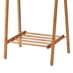 Zeller Portant Bengbu - Bambou massif -Vestiaires Soldes garderobenstaender bengbu bambus massiv 4800516
