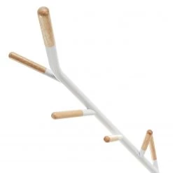 Mørteens Porte-manteaux Vänge - Partiellement en caoutchouc massif - Blanc -Vestiaires Soldes garderobenstaender vaenge gummibaum teilmassiv weiss 2550638