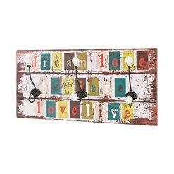 Home Design Porte-manteaux mural Leiria Vintage