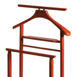 Home Design Valet de nuit Bastia I - Pin massif - Coloris cerise -Vestiaires Soldes herrendiener bastia i kiefer massiv kirsche 248003