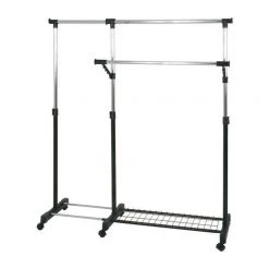 Home Design Portant Jack - Chrome / Noir