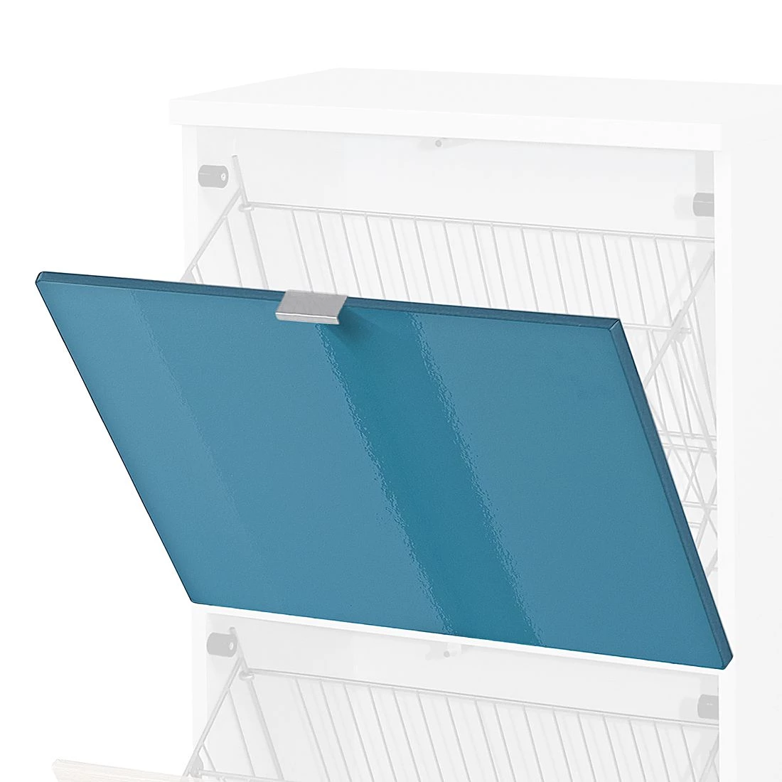 Germania Porte abattante Colorado - Bleu pétrole brillant 1 Germania Porte abattante Colorado - Bleu pétrole brillant