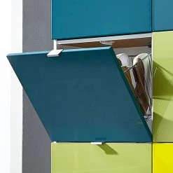 Germania Porte abattante Colorado - Bleu pétrole brillant 7 Germania Porte abattante Colorado - Bleu pétrole brillant -Vestiaires Soldes klappe colorado hochglanz petrol 523150