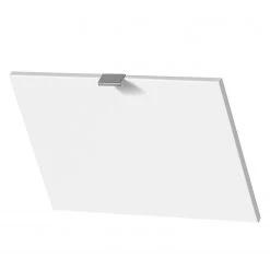 Germania Porte abattante Colorado Matt - Blanc mat