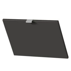 Germania Porte abattante Colorado Matt - Noir mat