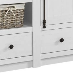 Maison Belfort Meuble à chaussures Geestland III - Imitation pin blanc -Vestiaires Soldes kommode geestland iii pinie weiss dekor 4677760