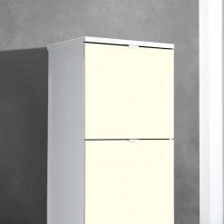 Germania Meuble à chaussures Colorado Matt - Hauteur : 132 cm -Vestiaires Soldes schuhkipper colorado matt vanille 4053260