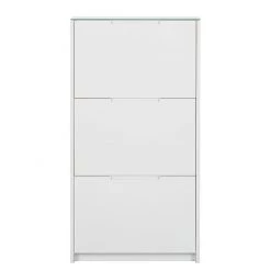 Fredriks Meuble à chaussures Glaze III - Hauteur : 120 cm -Vestiaires Soldes schuhkipper glaze iii hochglanz weiss 364897