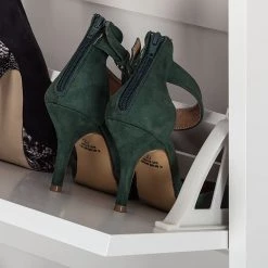 Fredriks Meuble à chaussures Glaze III - Hauteur : 120 cm -Vestiaires Soldes schuhkipper glaze iii hochglanz weiss 364904