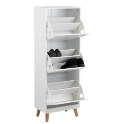 Mørteens Meuble à chaussures Nees - Blanc -Vestiaires Soldes schuhkipper nees weiss 4338644