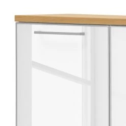 Voss Meuble à chaussures Alavere II - Blanc / Chêne blanc -Vestiaires Soldes schuhkommode alavere ii 3756892