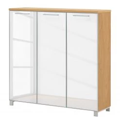 Voss Meuble à chaussures Alavere III - Blanc / Chêne blanc