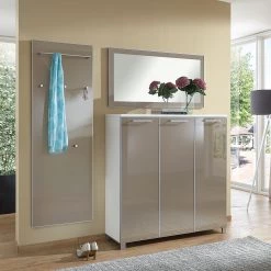Voss Panneau porte-manteaux Alavere I - Taupe -Vestiaires Soldes schuhkommode alavere iii taupe weiss 3757000