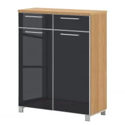 Voss Meuble à chaussures Alavere IV - Anthracite / Chêne blanc