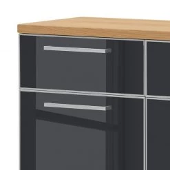 Voss Meuble à chaussures Alavere IV - Anthracite / Chêne blanc -Vestiaires Soldes schuhkommode alavere iv anthrazit eiche bianco dekor 3813580