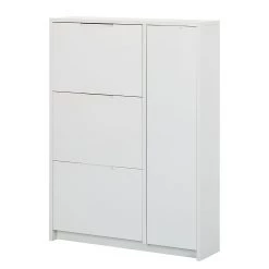 Fredriks Meuble à chaussures Glaze - Blanc brillant