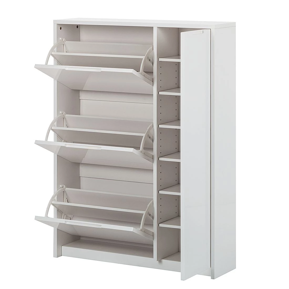 Fredriks Meuble à chaussures Glaze - Blanc brillant 13 Fredriks Meuble à chaussures Glaze - Blanc brillant – Image 13