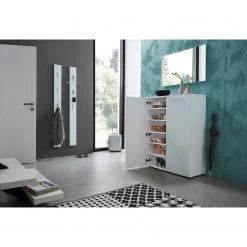 Germania Meuble à chaussures Viveiro - Blanc -Vestiaires Soldes schuhkommode repulse weiss 4392436