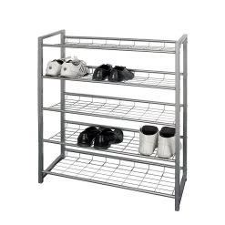 Home Design Meuble à chaussures Kelowna III - Couleur aluminium