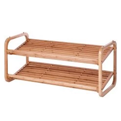 Zeller Etagère à chaussures Maira - Bambou - Marron