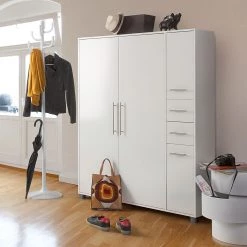 Schildmeyer Meuble à chaussures Pisa III - Blanc -Vestiaires Soldes schuhschrank goliath weiss 495971