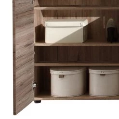 Trendteam Armoire à chaussures Lindley - Imitation chêne Sanremo -Vestiaires Soldes schuhschrank lindley eiche sanremo dekor 343017