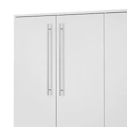 Germania Meuble à chaussures Linear - Hochglanz Weiß -Vestiaires Soldes schuhschrank linear hochglanz weiss 305621