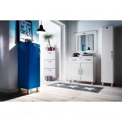 Tenzo Meuble à chaussures Malibu - Blanc 8 Tenzo Meuble à chaussures Malibu - Blanc -Vestiaires Soldes schuhschrank malibu weiss 2841234