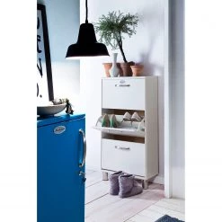 Tenzo Meuble à chaussures Malibu - Blanc 7 Tenzo Meuble à chaussures Malibu - Blanc -Vestiaires Soldes schuhschrank malibu weiss 4463908