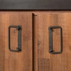 Ars manufacti Armoire à chaussures Manchester - Acacia massif / Métal -Vestiaires Soldes schuhschrank manchester akazie massiv metall 4877184