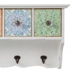 Maison Belfort Porte-manteaux mural Charminster - Paulownia partiellement massif -Vestiaires Soldes wandgarderobe charminster paulownia teilmassiv 4149428