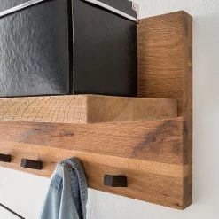 Ars manufacti Porte-manteaux mural Forunas I - Chêne cerris / Chêne sauvage massif 14 Ars manufacti Porte-manteaux mural Forunas I - Chêne cerris / Chêne sauvage massif -Vestiaires Soldes wandgarderobe forunas i zerreiche wildeiche massiv 4012756