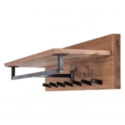 Ars manufacti Porte-manteaux mural Forunas II - Chêne sauvage massif -Vestiaires Soldes wandgarderobe forunas ii zerreiche wildeiche massiv 3716841