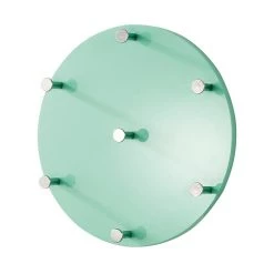Home Design Porte-manteaux mural Haloba - Vert menthe brillant