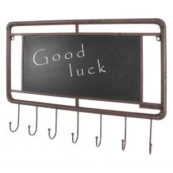 Home Design Porte-manteaux mural Karin - Métal - Noir -Vestiaires Soldes wandgarderobe karin metall schwarz 4339936