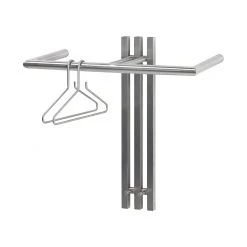 Loftscape Porte-manteaux mural Palacio I - Acier inoxydable