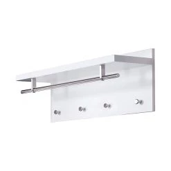 Home Design Porte-manteaux mural Yolo I - Blanc brillant