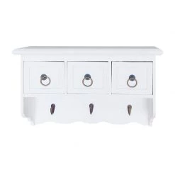 Maison Belfort Porte-manteaux mural Belleville - Blanc